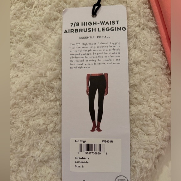 Alo 7/8 High Waist Airbrush Legging-NWT - Picture 7 of 7